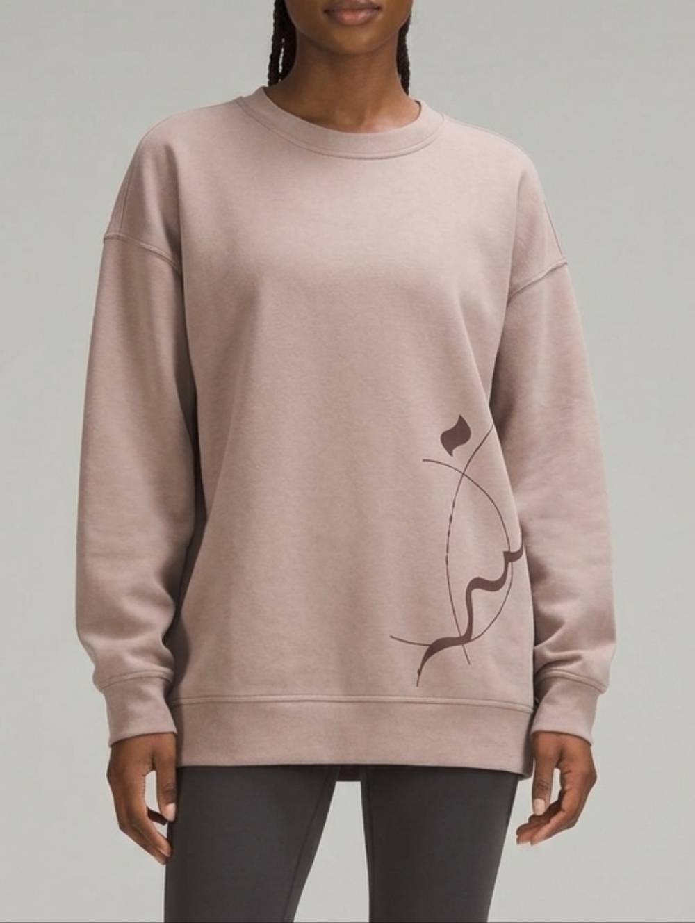 Lululemon Team Canada Perfectly Oversized Crew Neck Sweatshirt Fits Baggy Medium